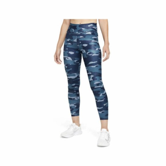 nike blue camo leggings